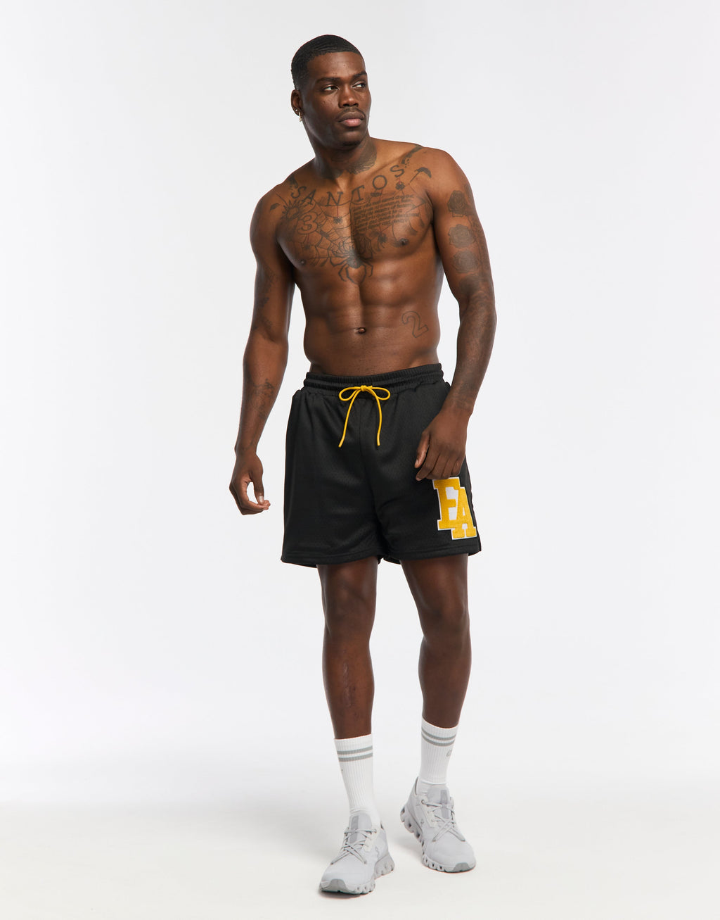Top Marks Shorts - Black/Yellow