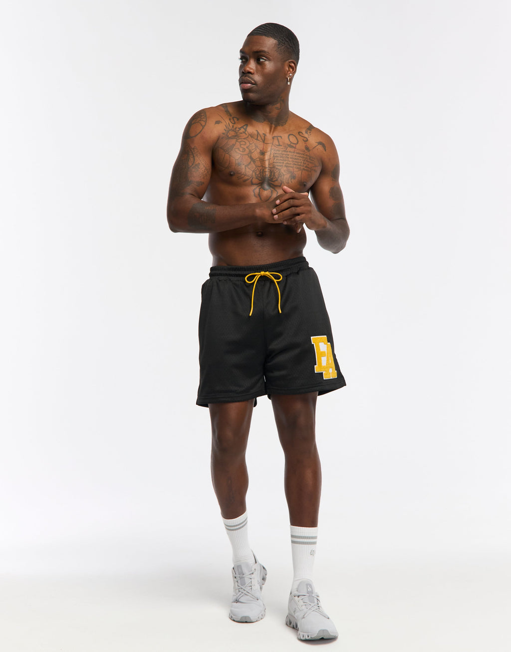 Top Marks Shorts - Black/Yellow