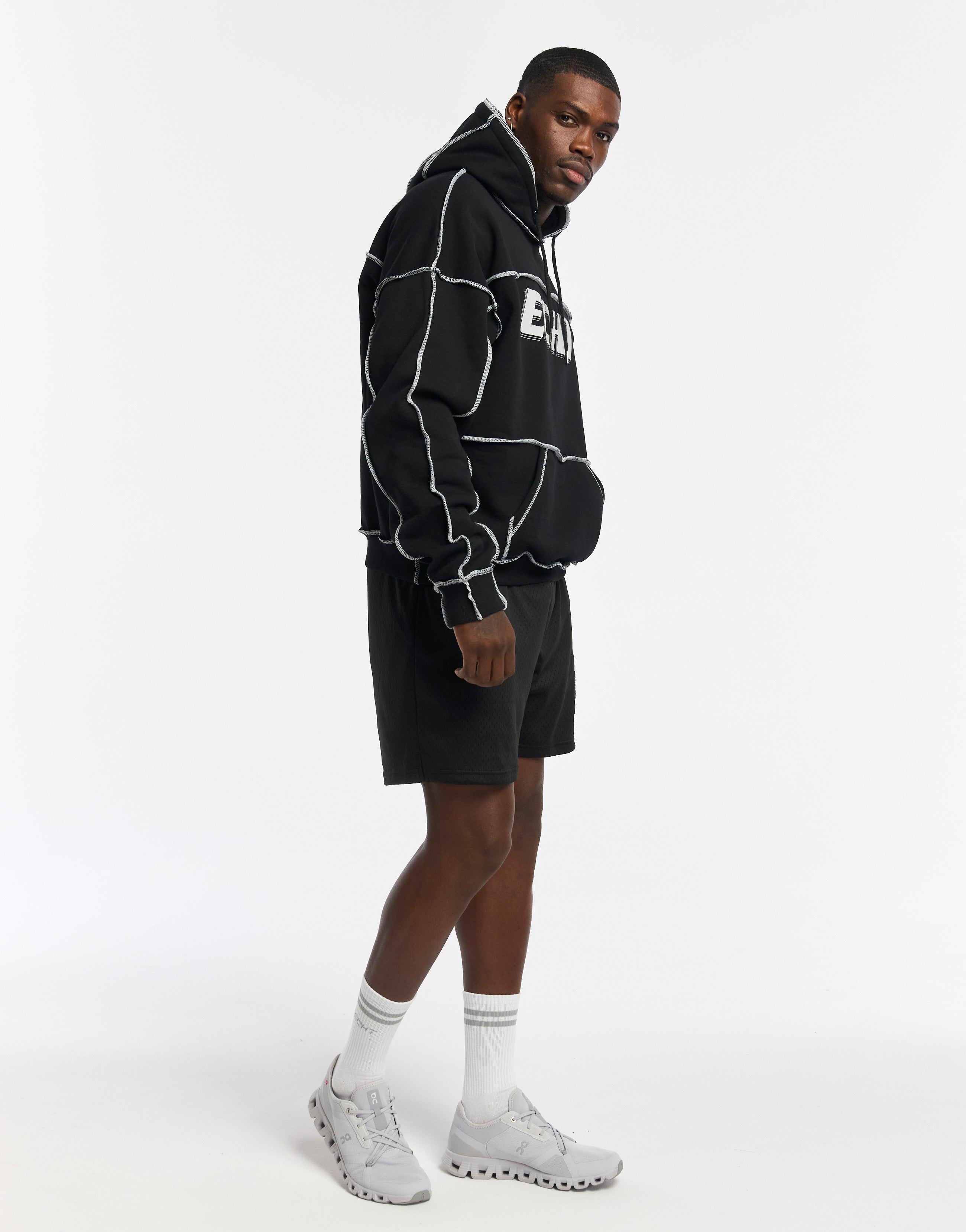Track Hoodie - Black
