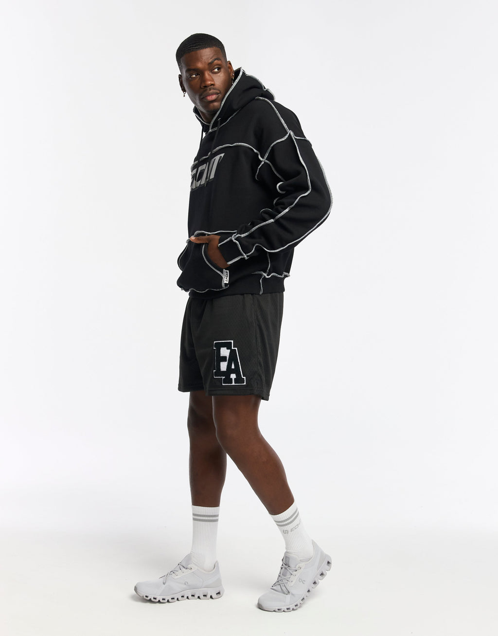 Track Hoodie - Black