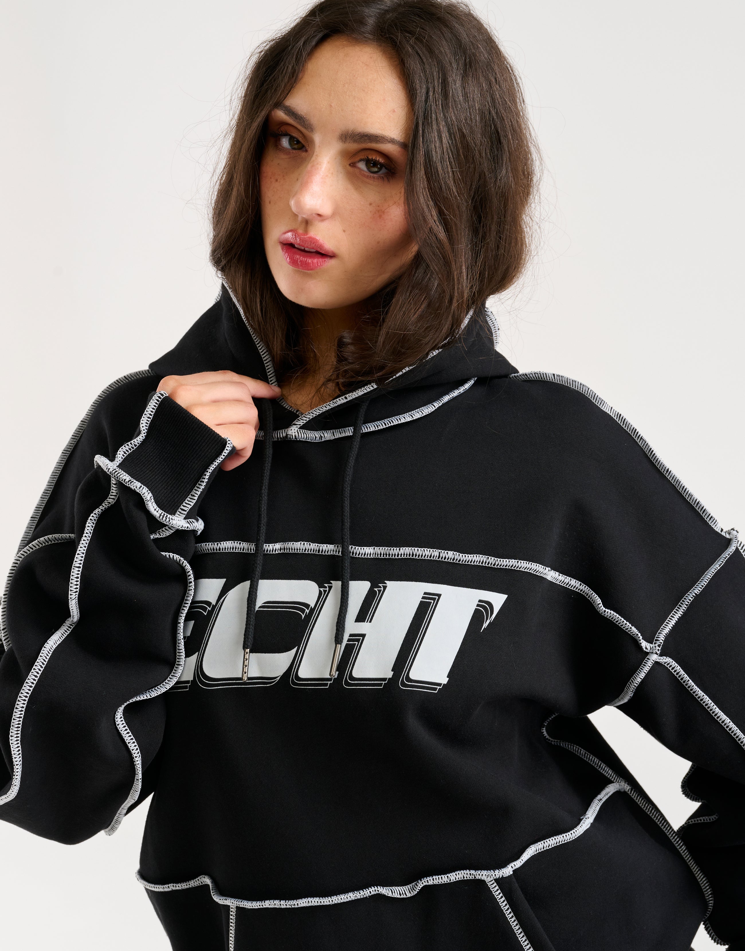 Track Hoodie - Black