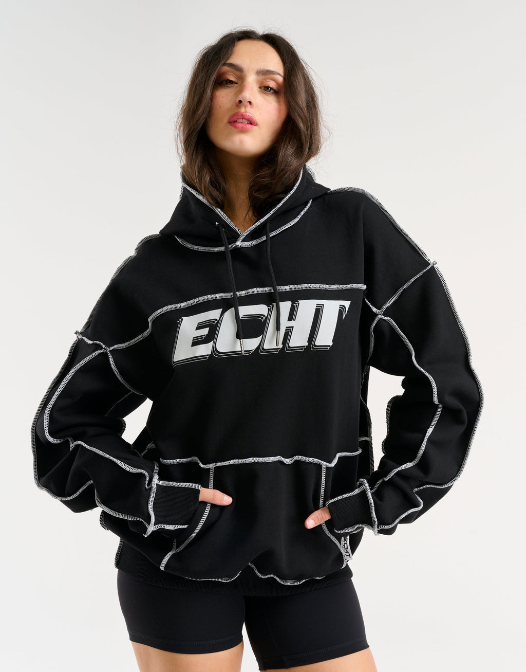 Track Hoodie - Black