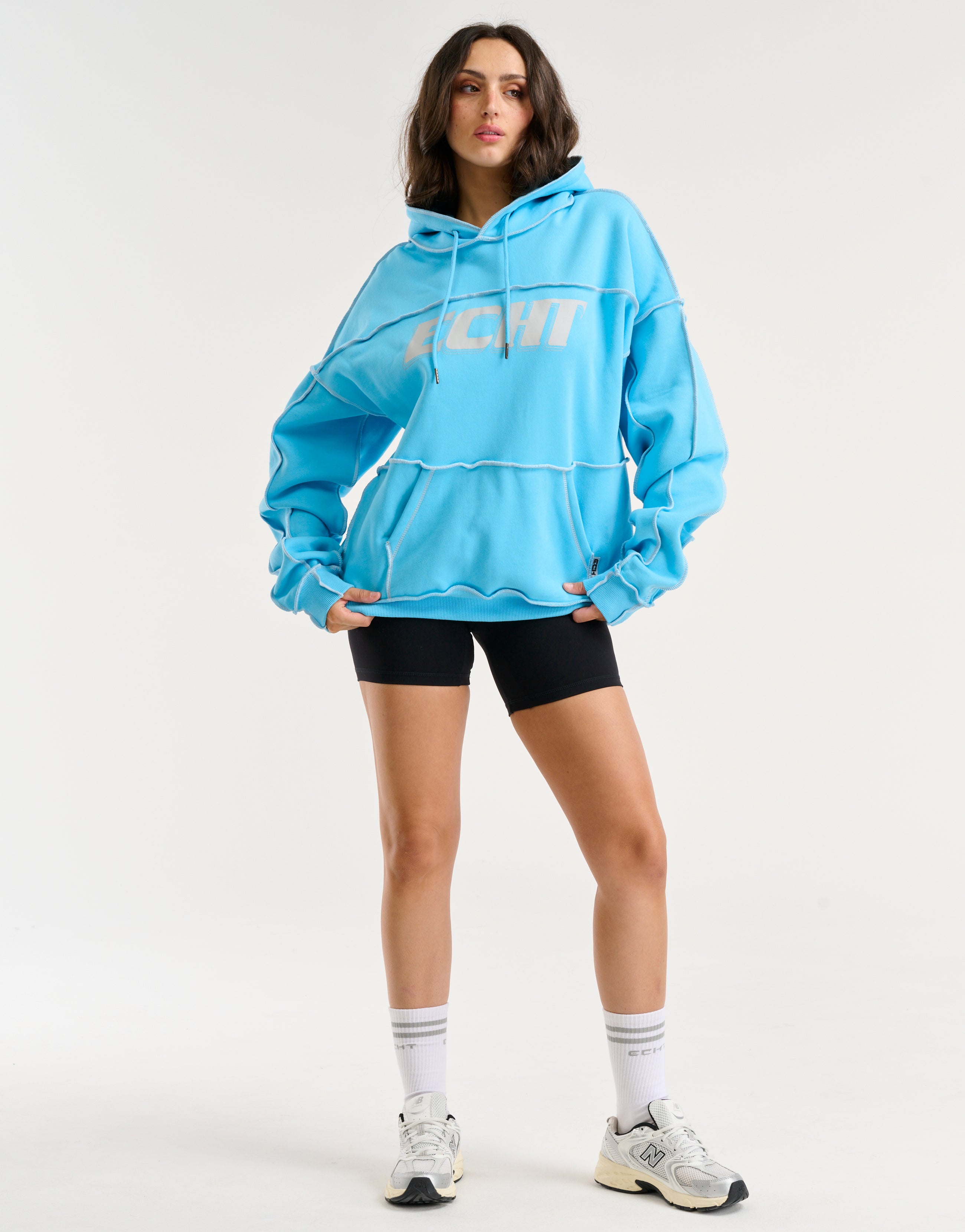 Track Hoodie - Blue