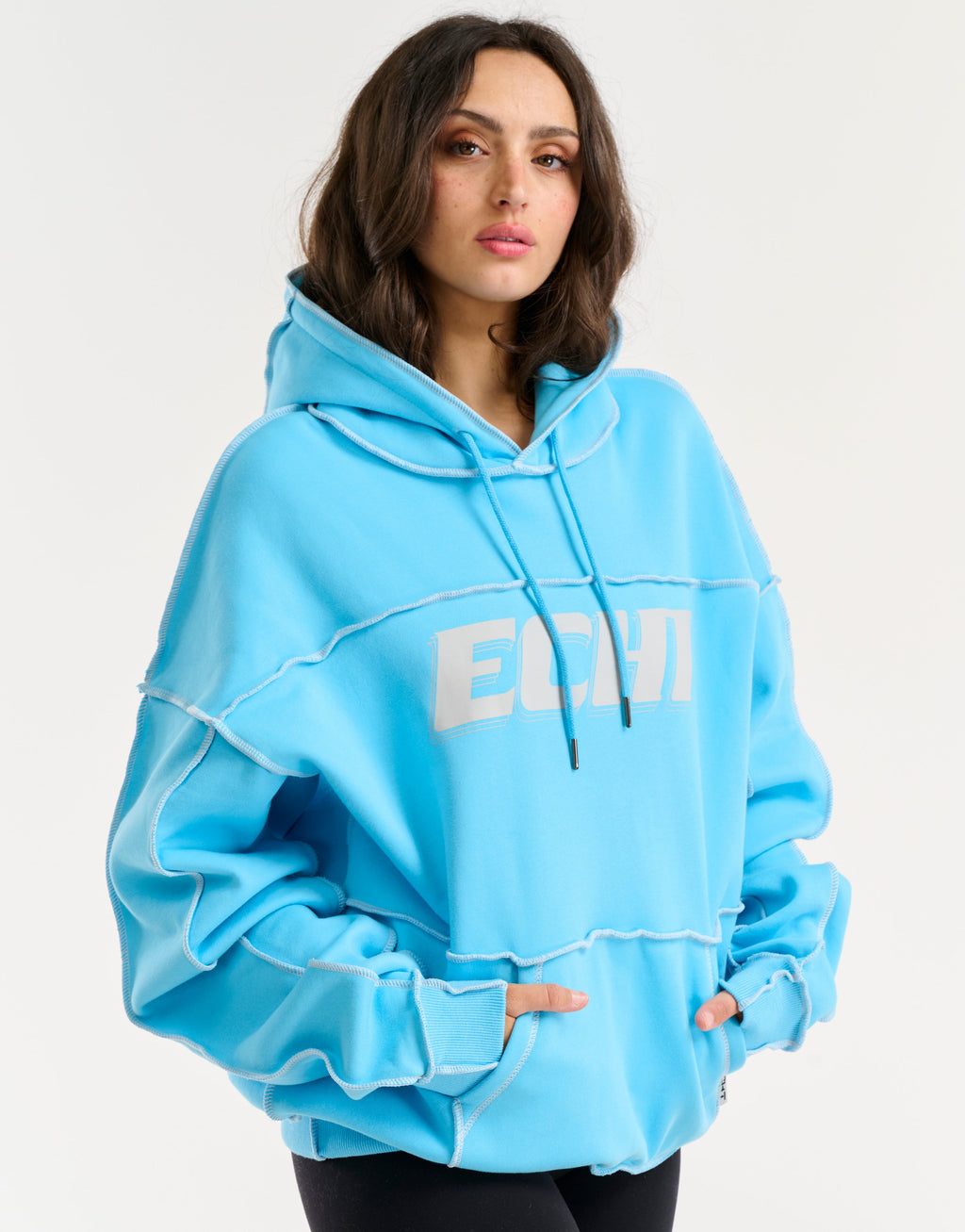 Track Hoodie - Blue