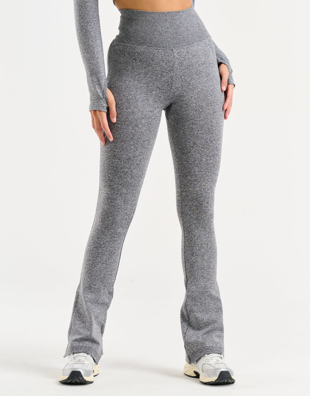 Arise Essential Flare Leggings - Charcoal