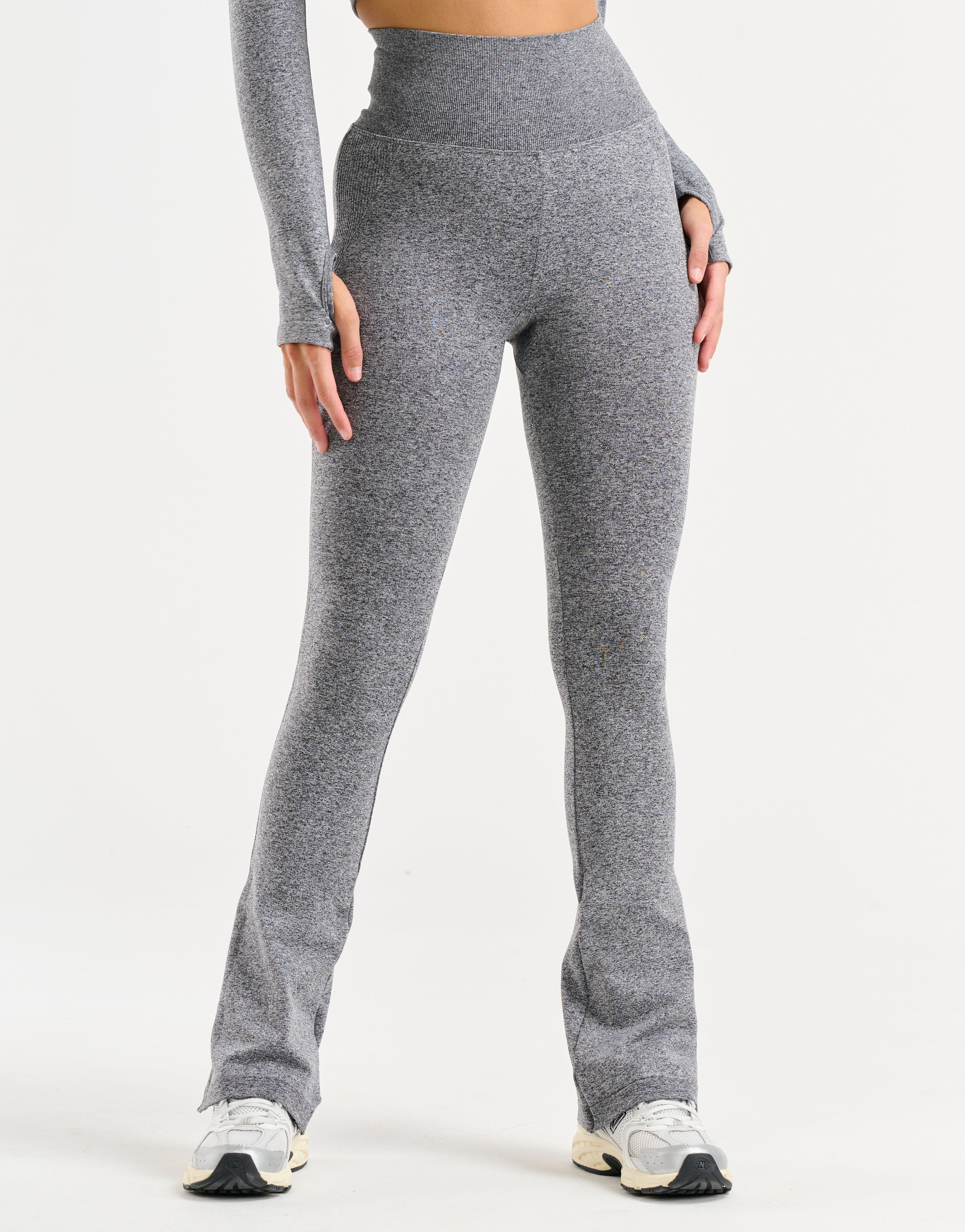 Arise Essential Flare Leggings - Charcoal