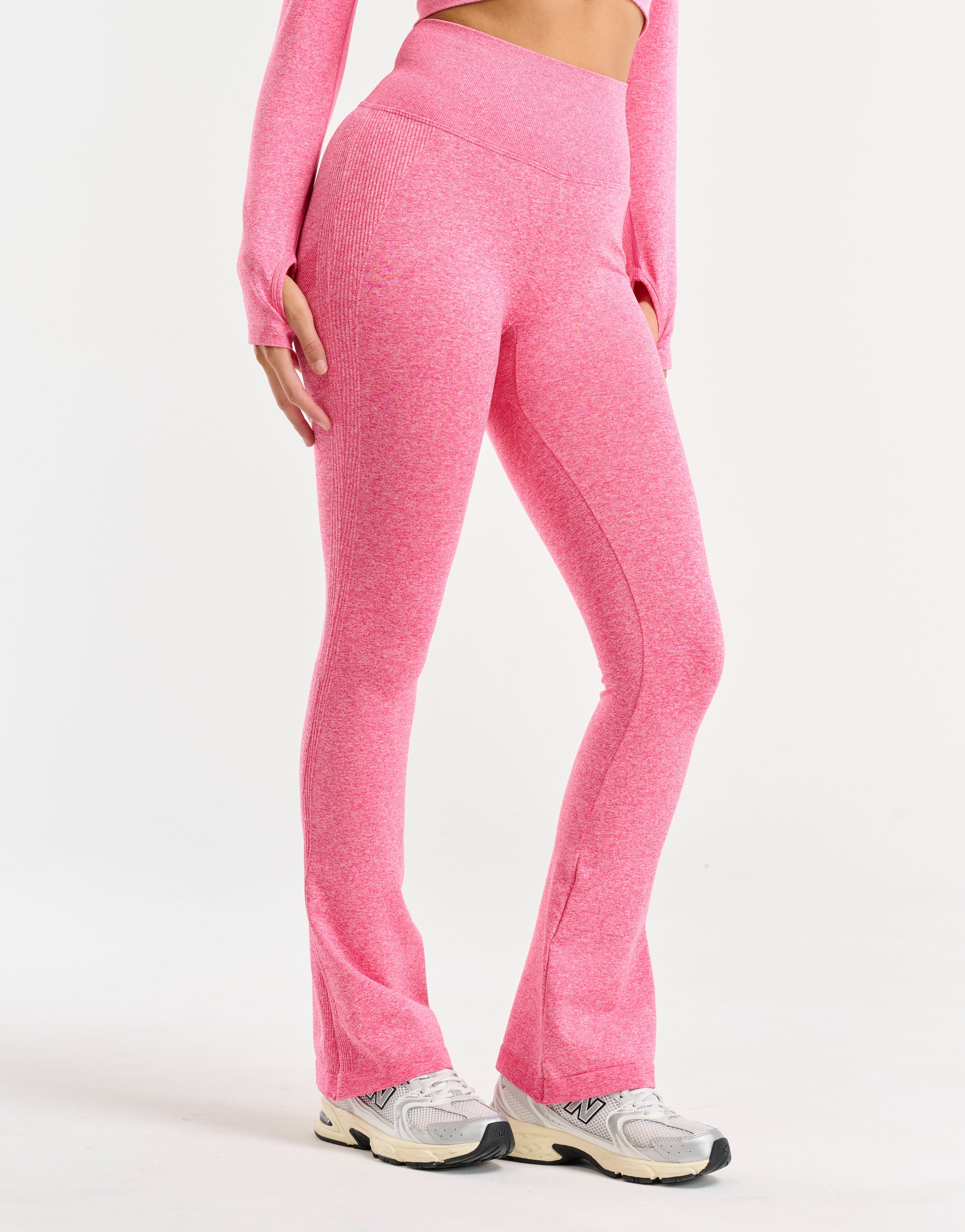 Arise Essential Flare Leggings - Pink